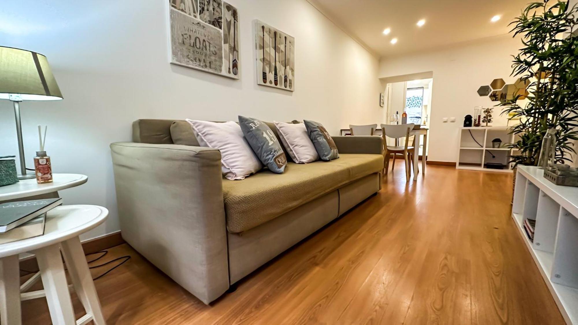 T2 Apartment -Cascais Center - 100M From Beach Bagian luar foto